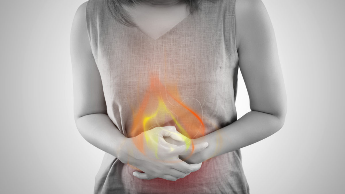 Person With Stomach Ache